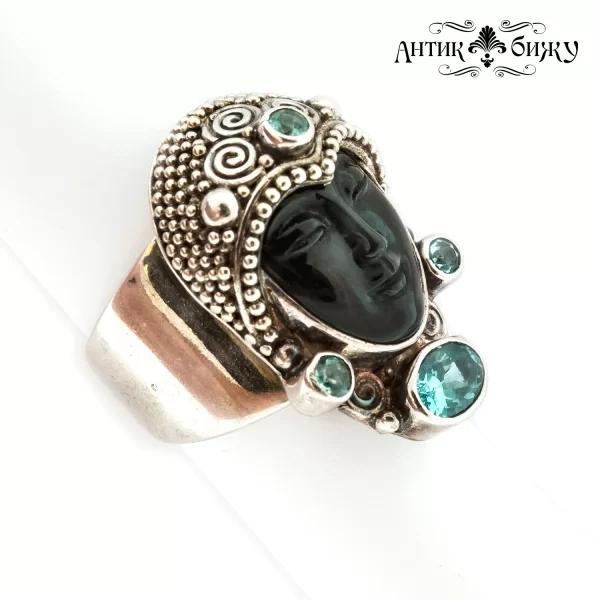Винтажное кольцо «Темная богиня» от Sajen