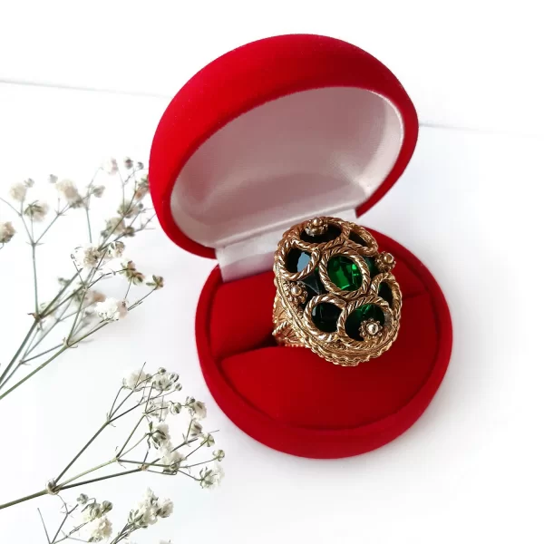 Винтажное кольцо «Тайна изумруда» от Florenza