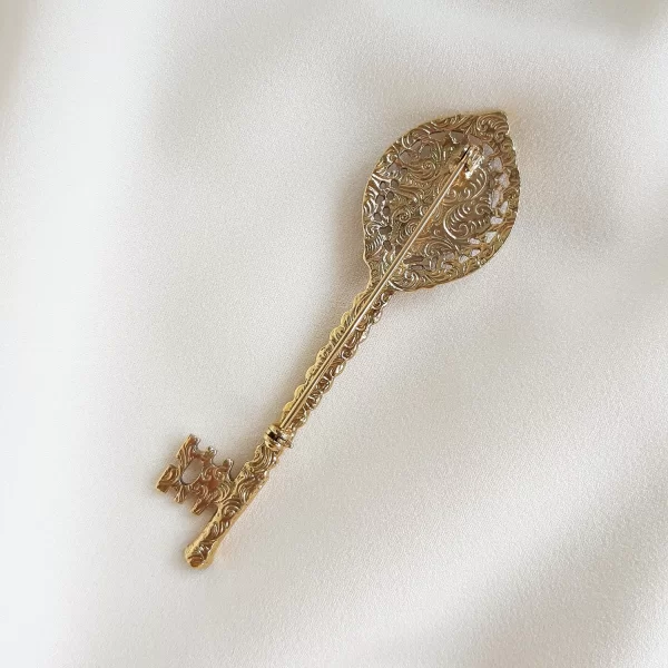 Винтажная брошь «Золотой ключ» от 1928 Jewelry Купить бижутерию