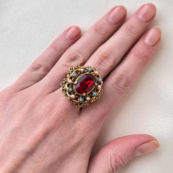 Винтажное кольцо «Величие» от Florenza Купить винтаж
