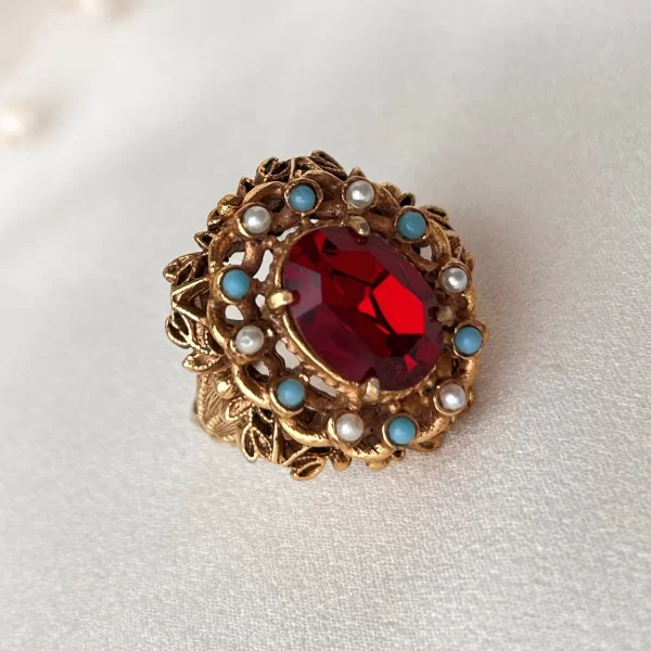 Винтажное кольцо «Величие» от Florenza Купить