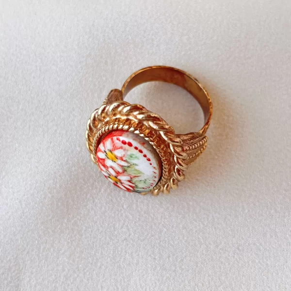 Винтажное кольцо «Весна» от Florenza Старинные украшения
