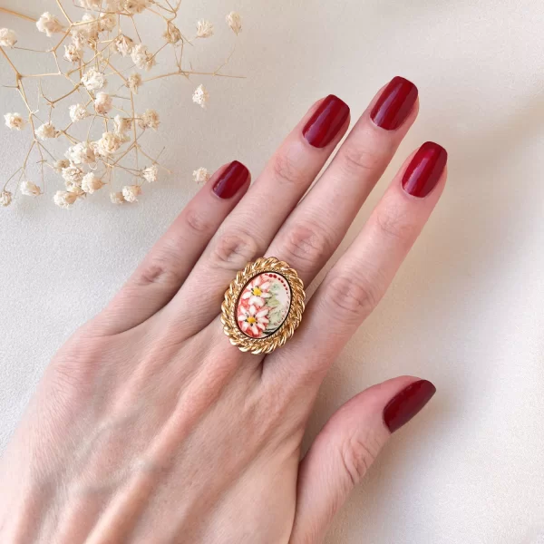 Винтажное кольцо «Весна» от Florenza Купить антиквариат