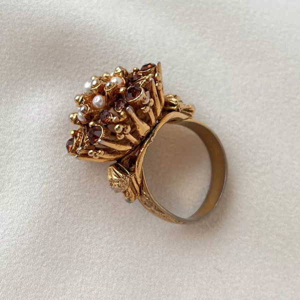 Винтажное кольцо «Притяжение» от Florenza Старинные украшения