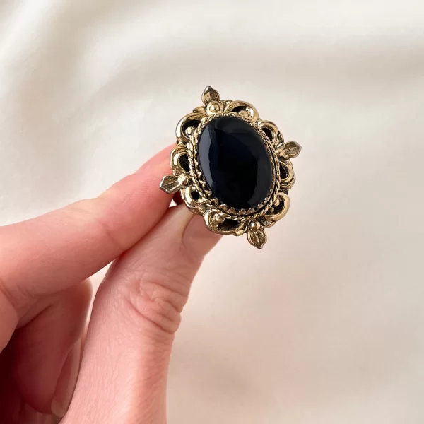 Винтажное кольцо «Прошлое» от Whiting and Davis Старинные украшения