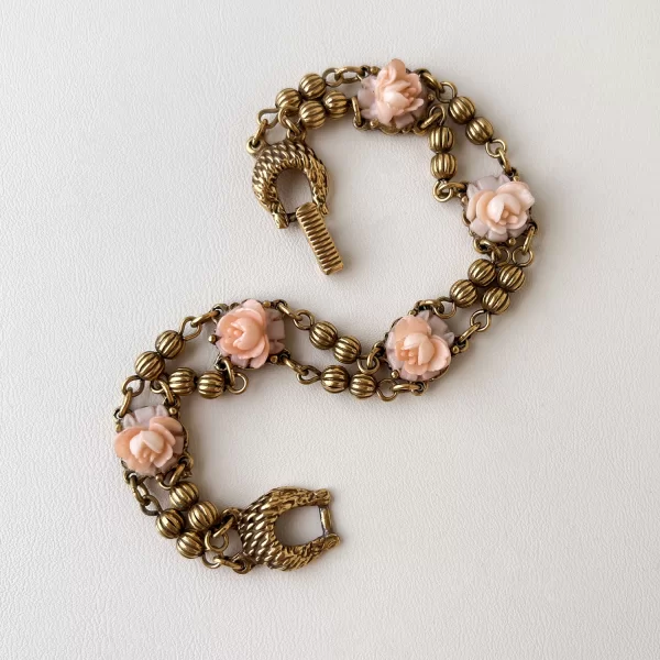 Винтажный браслет «Сад роз» от Goldette Старинные украшения