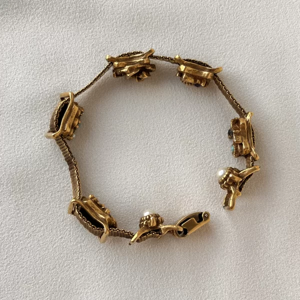 Винтажный браслет «Диана» от Goldette Старинные украшения